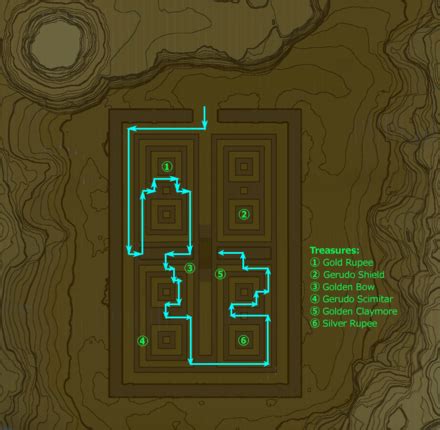 From the entrance of the maze, Link can run all the way forward and then left, entering the maze at the top-left portion of the open area. . South lomei labyrinth map